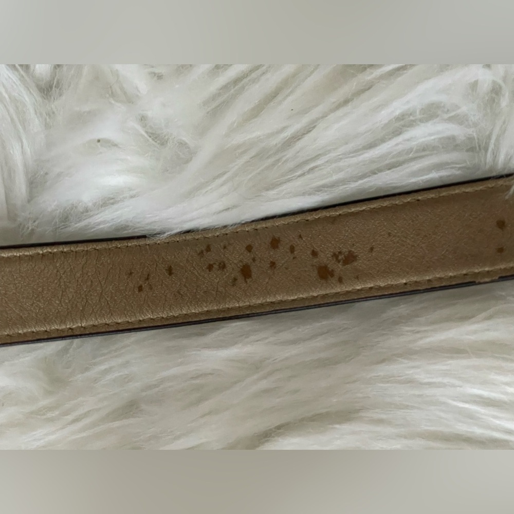 Coach Gold and Cream Crossbody Bag - Picture 8 of 12